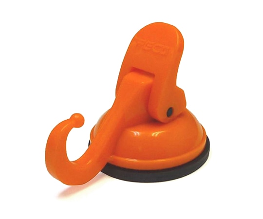 エスディアイジャパン 超強力吸盤フック オレンジ 約44×68×49mm SPM-02OR 1個(ご注文単位1個)【直送品】