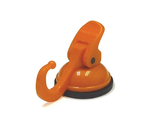 エスディアイジャパン 超強力吸盤フック オレンジ 約38×58×40mm SPM-03OR 1個(ご注文単位1個)【直送品】