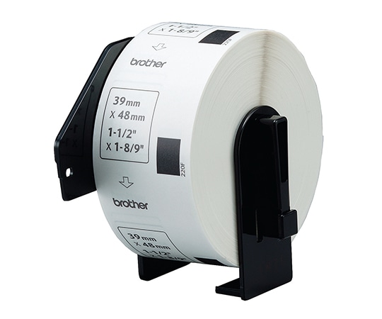 ブラザー 感熱ラベルプリンター用表示ラベル(大) 幅39×48mm 1巻(620枚入) DK-1220 1巻(ご注文単位1巻)【直送品】