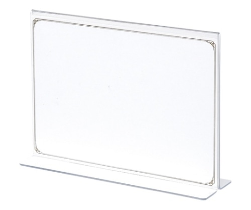 クラウン T型メニュー立て CR-MN210-T 1個(ご注文単位1個)【直送品】