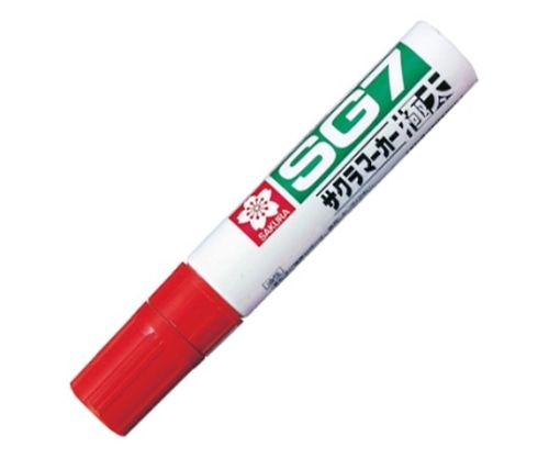 サクラクレパス マーカーSG7(インク色:赤) JGK#19 1本(ご注文単位1本)【直送品】