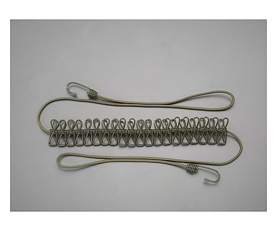エスコ φ5mmx 2.0m 物干しロープ(クリップ付/OD色) EA951FB-200 1本(ご注文単位1本)【直送品】