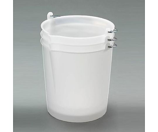エスコ 15L ポリバケツ(高耐久/クリア/3個) EA991PC-2 1組(ご注文単位1組)【直送品】