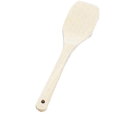 エムテートリマツ 木製調理ヘラ角 厚口  1個（ご注文単位1個）【直送品】