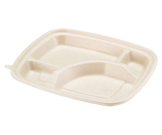 パックスタイル BB竹バガス 弁当容器 N24-20A ラミ 本体 クラフト色 50枚×6パック入 653870 1ケース(ご注文単位1ケース)【直送品】