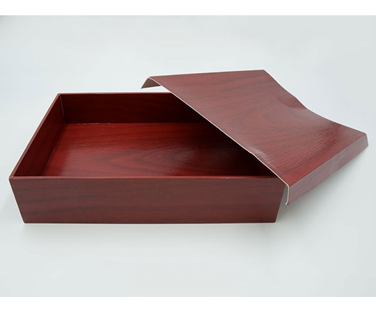 パックスタイル 重箱 朱漆 貼箱 2合 10枚×6パック入 654714 1ケース(ご注文単位1ケース)【直送品】