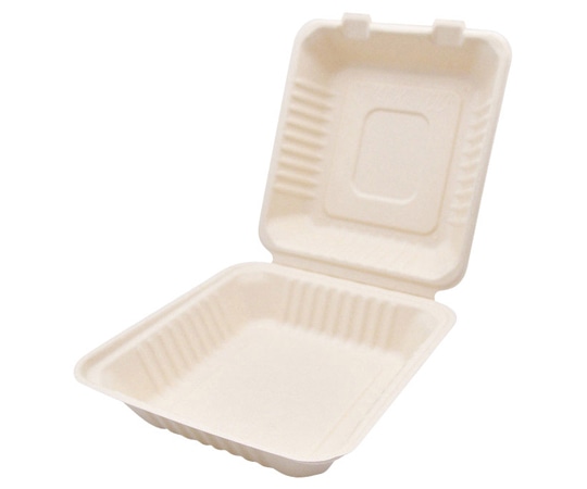 パックスタイル BB竹バガスランチ200-220 クラフト色 50枚×4パック入 00675730 1ケース(ご注文単位1ケース)【直送品】