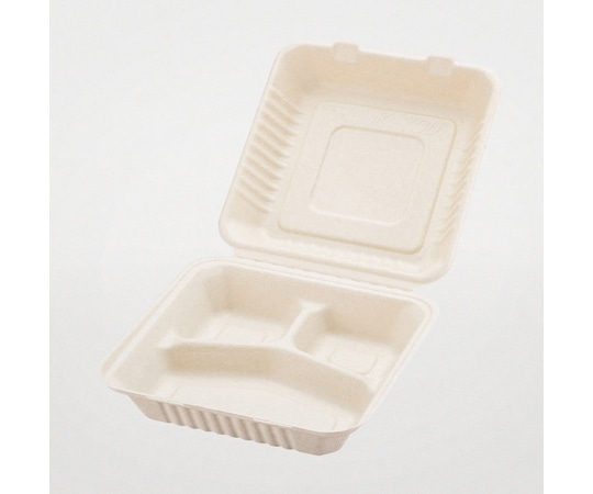 パックスタイル 弁当容器 新BBランチ 230-230-3 50枚×4パック入 00677774 1ケース(ご注文単位1ケース)【直送品】