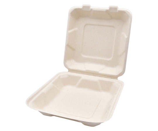 パックスタイル BB竹バガスランチ200-200 クラフト色 50枚×4パック入 00684425 1ケース(ご注文単位1ケース)【直送品】