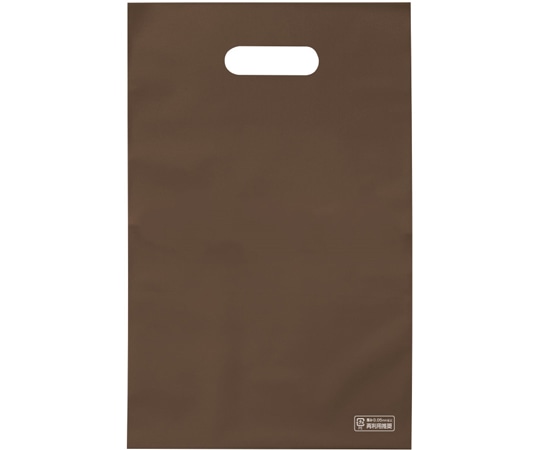 エスパック 梨地ソフトポリ袋 S ブラウン 100枚入  1袋（ご注文単位1袋）【直送品】