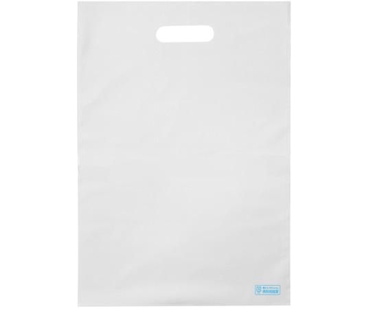 エスパック 梨地ソフトポリ袋 M ホワイト 100枚入  1袋（ご注文単位1袋）【直送品】