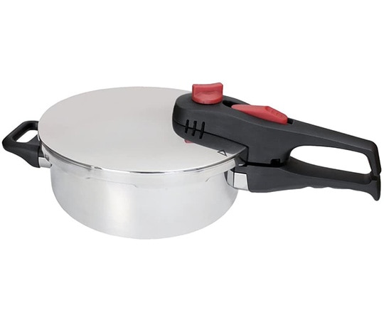 パートナーズセッション ステンレス製 片手圧力鍋 高低圧切替式 3.2L IH対応 FC-32 1個（ご注文単位1個）【直送品】