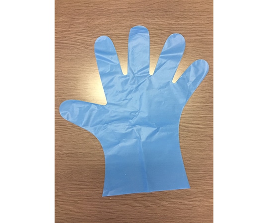 ホワイトマックス ハンドスキニー手袋 ブルー L 100枚入 TO-600B 1箱（ご注文単位1箱）【直送品】