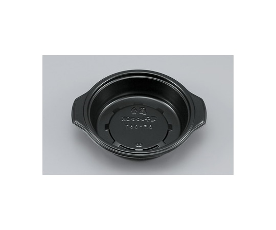 シーピー化成 プラスチック製 簡易食品容器  194×167×40mm BF-387 黒本体 50枚×18袋 01400038700080000 1ケース(ご注文単位1ケース)【直送品】