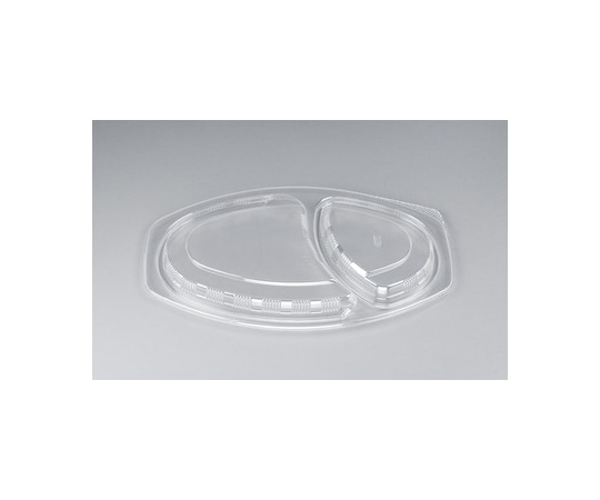 シーピー化成 プラスチック製 簡易食品容器 247×152×12mm BFカレー内6 嵌合蓋 U字穴 50枚×12袋 01413000600000035 1ケース(ご注文単位1ケース)【直送品】