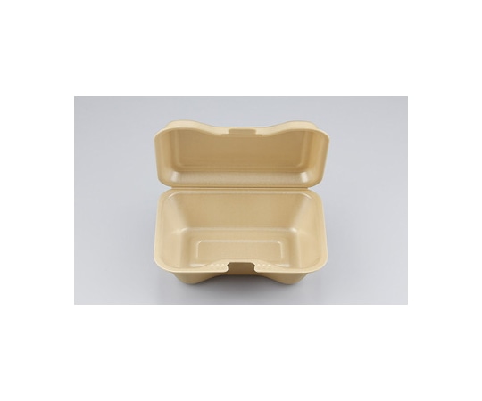 シーピー化成 プラスチック製 簡易食品容器  186×136×46mm TN-610 キャメル 50枚×8袋 03500061000070100 1ケース(ご注文単位1ケース)【直送品】