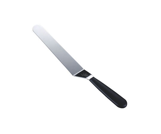 カンダ 黒プラ柄 スパチュラ クランク S-255C 606614 1個（ご注文単位1個）【直送品】