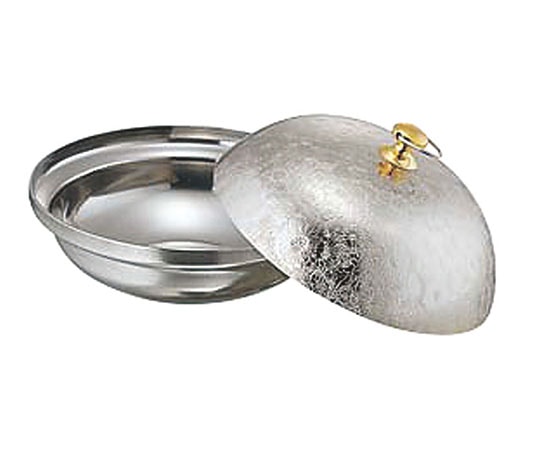 カンダ 小鍋(菊模様) 大 目皿無し 417003 1個（ご注文単位1個）【直送品】