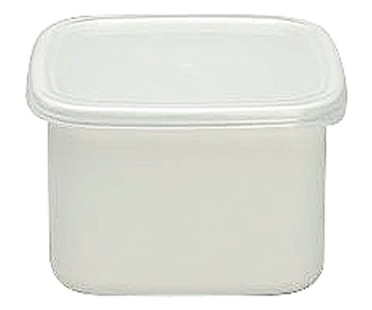 野田琺瑯 White Seriesスクウェア Mシール蓋付 WS-M 1個（ご注文単位1個）【直送品】