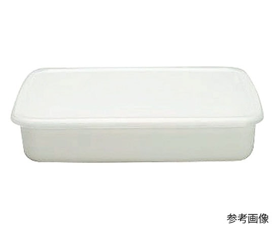 野田琺瑯 White Seriesレクタングル浅型 Lシール蓋付 WRA-L 1個（ご注文単位1個）【直送品】
