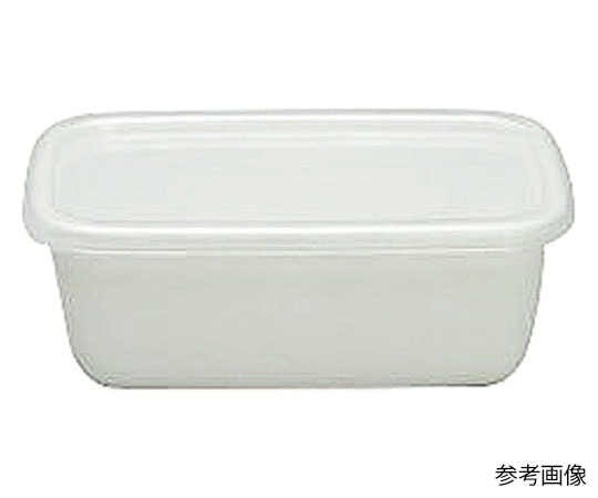 野田琺瑯 White Seriesレクタングル深型 Mシール蓋付 WRF-M 1個（ご注文単位1個）【直送品】