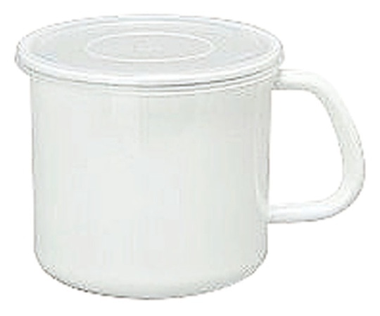 野田琺瑯 White Series持ち手付ストッカー丸型 S MS-12M 1個（ご注文単位1個）【直送品】