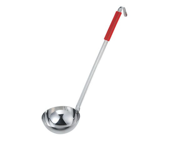 カンダ いろ色レードル 大 レッド 90cc  1個（ご注文単位1個）【直送品】