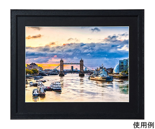 ケンコー・トキナー 木製額縁 コスモス ワイド四切 ブラック MCM-W4-BK 1箱(ご注文単位1箱)【直送品】