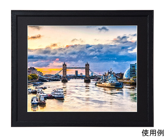 ケンコー・トキナー 木製額縁 コスモス 半切 ブラック MCM-H-BK 1箱(ご注文単位1箱)【直送品】