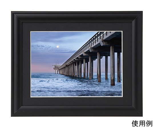 ケンコー・トキナー アルミ額縁 ルックマイルド 2L ブラック ALM-2L-BK 1箱(ご注文単位1箱)【直送品】