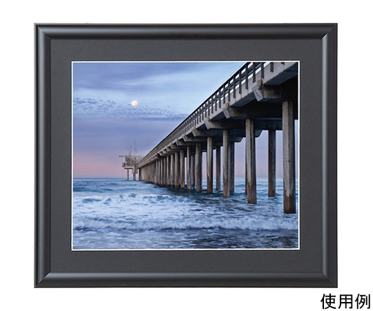 ケンコー・トキナー アルミ額縁 ルックマイルド 四切 ブラック ALM-4-BK 1箱(ご注文単位1箱)【直送品】