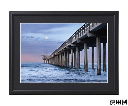 ケンコー・トキナー アルミ額縁 ルックマイルド ワイド四切 ブラック ALM-W4-BK 1箱(ご注文単位1箱)【直送品】