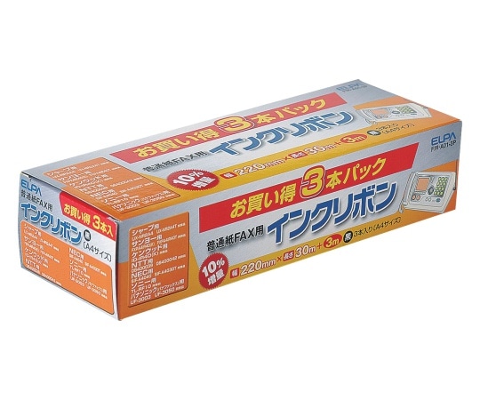 ELPA FAXインクリボン FIR-A01-3P 1個(ご注文単位1個)【直送品】