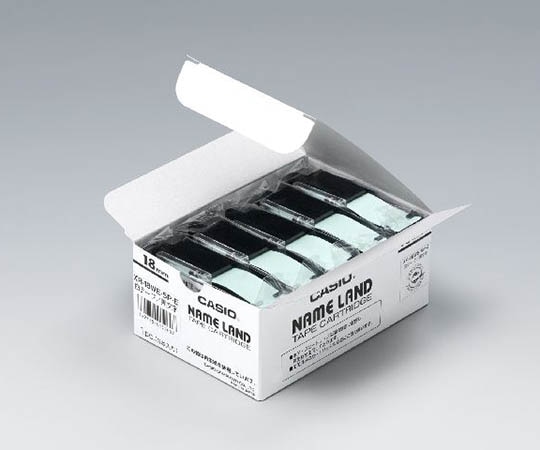 カシオ カシオ ネームランドテープ18mm幅 (白地/黒文字) 5本セット XR-18WE-5P-E 1個(ご注文単位1個)【直送品】