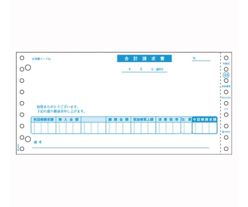 ヒサゴ コンピュータ用帳票 ドットプリンタ用 2枚複写 GB48 1個(ご注文単位1個)【直送品】