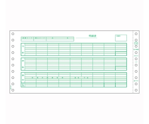 ヒサゴ コンピュータ用帳票 ドットプリンタ用 3枚複写 SB776C 1箱(ご注文単位1箱)【直送品】
