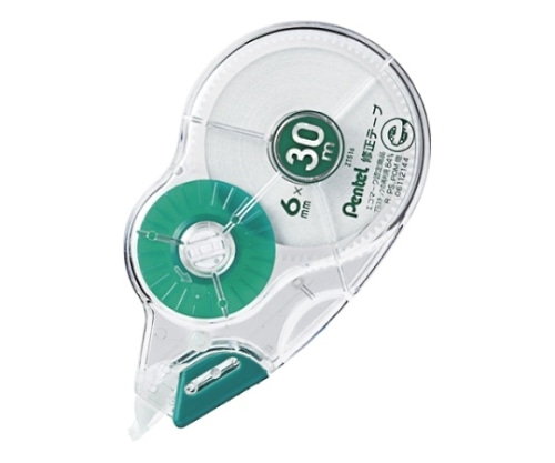 ぺんてる 30m修正テープ[ピタットライン付]6.0mm幅 XZT516-W 1個(ご注文単位1個)【直送品】