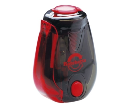 ソニック ラチェッタ ハンディ鉛筆削り お知らせ機能付 ブラック SK-825-D 1個(ご注文単位1個)【直送品】