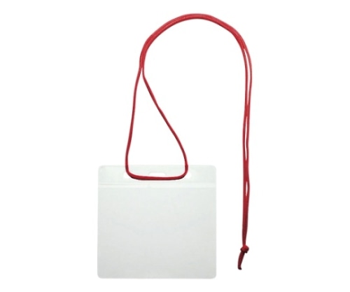 ソニック 吊り下げ名札 イベント用 紐:赤 50枚入 VN-343-R 1パック(ご注文単位1パック)【直送品】