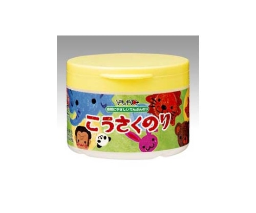 ヤマト(文具) ヤマト糊 ポリ丸型容器 100g K-100 1個(ご注文単位1個)【直送品】