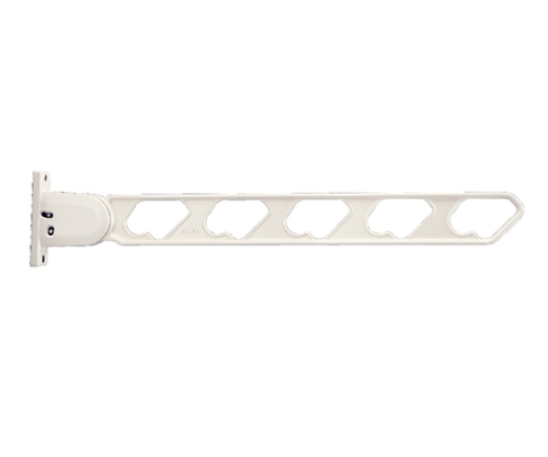 神栄ホームクリエイト 物干金物 バルコニー用 窓壁向け上下可動タイプ ホワイトクリーム SK-66RF-WC 1個(ご注文単位1個)【直送品】