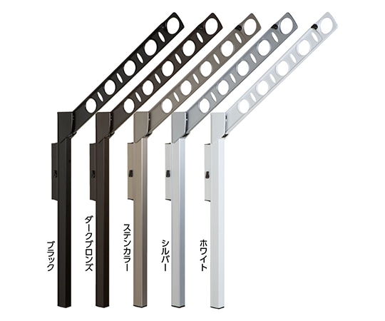 タカラ産業 DRY・WAVE 腰壁用可動式物干金物 ホワイト SFL55-W 1セット(ご注文単位1セット)【直送品】