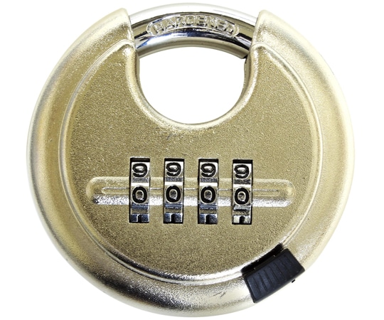 和気産業 円盤錠 ダイヤル式 シルバー IB-152 1個（ご注文単位1個）【直送品】