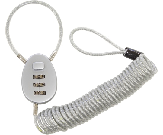 和気産業 ケ-ブルロック2000 シルバー IB-156 1個（ご注文単位1個）【直送品】