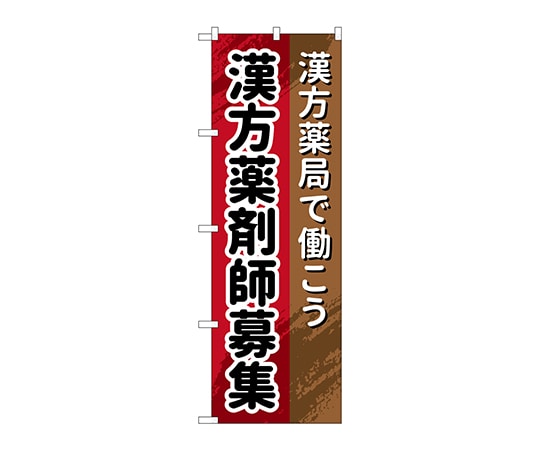 のぼり屋工房 のぼり 漢方薬剤師 GNB-3240 1枚（ご注文単位1枚）【直送品】