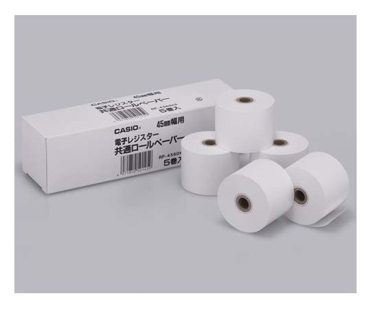 カシオ レジスター用ロールペーパー RP-4560 5個入り RP-4560X5 1箱（ご注文単位1箱）【直送品】