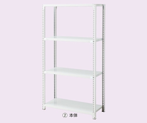 ストア・エキスプレス ノンボルトラック4段 H180cm 150kg/段タイプ 本体 W128.5×D30.5cm 61-363-3-4 1台（ご注文単位1台）【直送品】