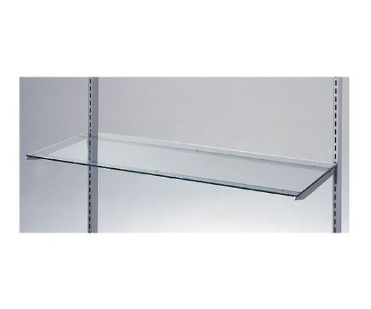 ストア・エキスプレス ガラス棚セット インハングタイプ 5mm厚 W90cm D15cm 61-36-1-1 1セット（ご注文単位1セット）【直送品】