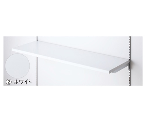 ストア・エキスプレス ブロックフレーム用 木棚セット W60×D40cm ホワイト 61-554-44-2 1セット（ご注文単位1セット）【直送品】