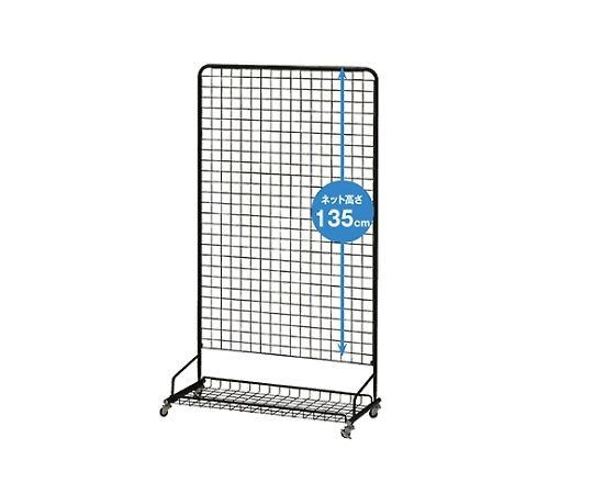 ストア・エキスプレス スキマ型ワゴン 黒 W90cm 61-129-2-3 1台（ご注文単位1台）【直送品】